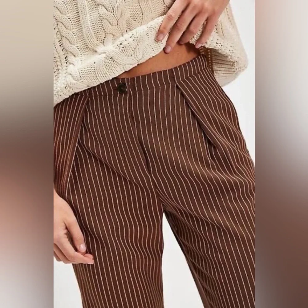 NWOT Free People Tyler Menswear Trouser Pants Size Medium